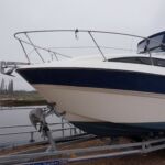 Bayliner 245 - Anchor with electric windlass and stainless steel pulpit